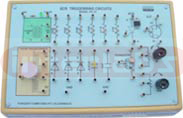 UJT AND SCR TRIGGER CIRCUITS TRAINER. MODEL IBL-PE-15